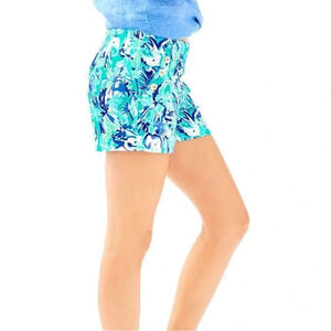 Lilly Pulitzer Marina Knit Shorts in Elephant Appeal